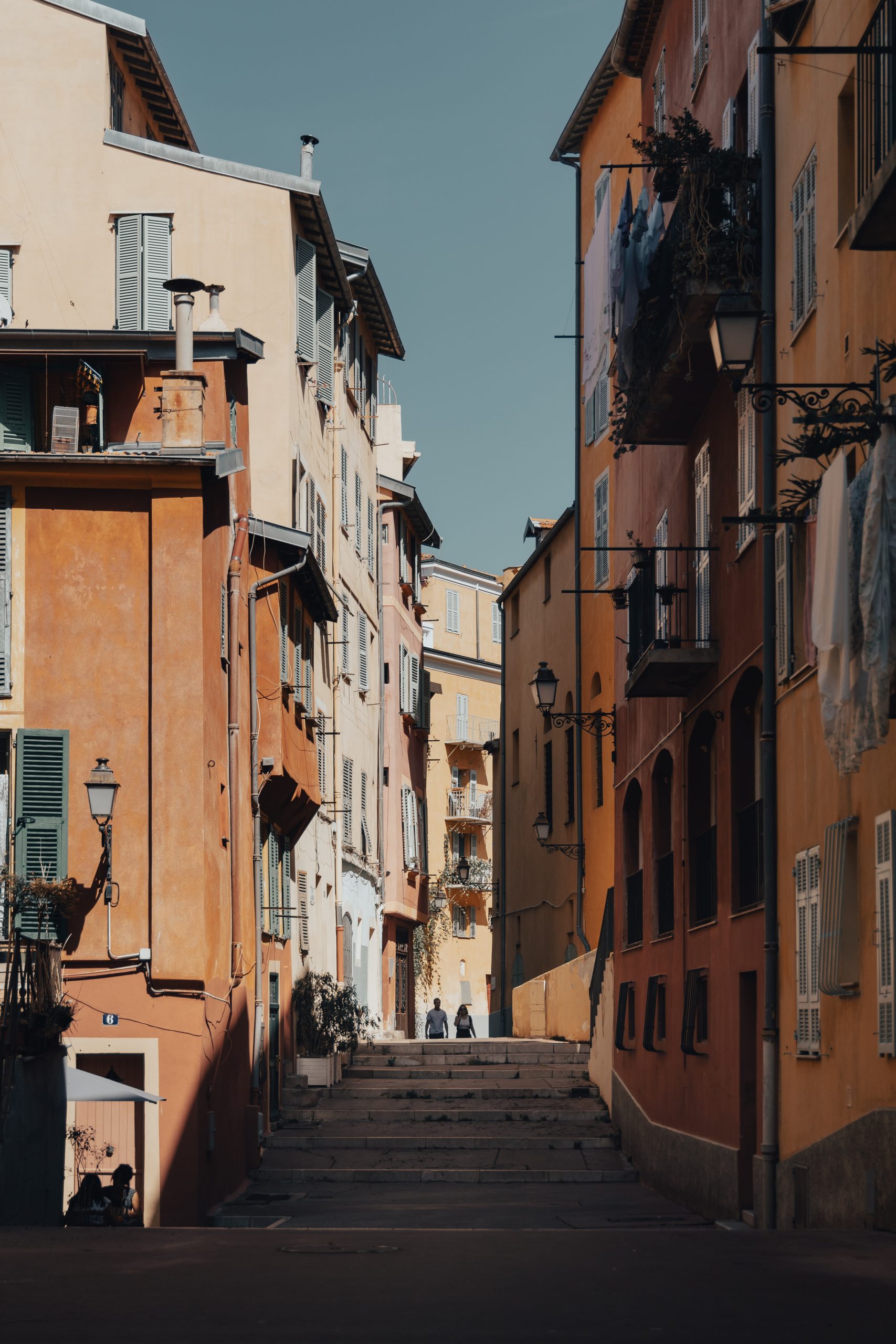 Quartier au centre ville de Nice